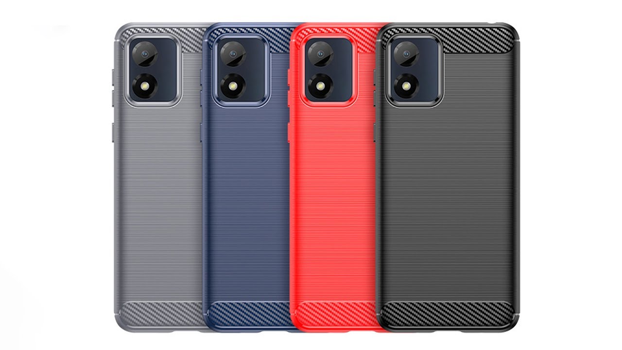 Anti-Drop Soft Rubber Carbon Fiber Brushed Mobile Phone Case