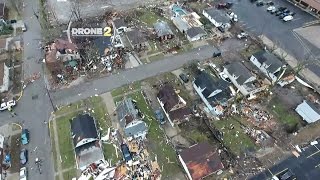 View From CBS 2's Drone: Naplate Tornado Damage