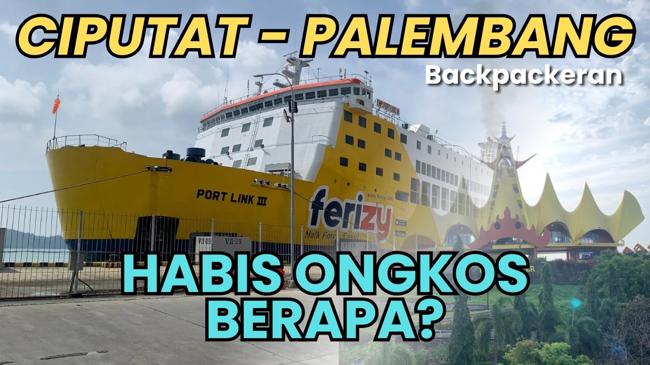 PERTAMA KALI KE PULAU SUMATERA!! Trip Backpackeran Ciputat ke Palembang (part 1)