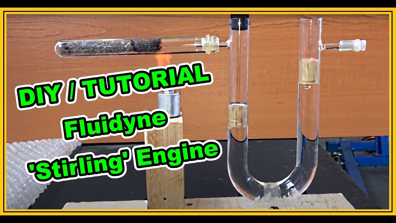 [TUTORIAL] DIY fluidyne thermoacoustic 'Stirling' engine (step by step instructions) 