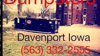 (563) 332-2555 Dumpster Rental Quad City