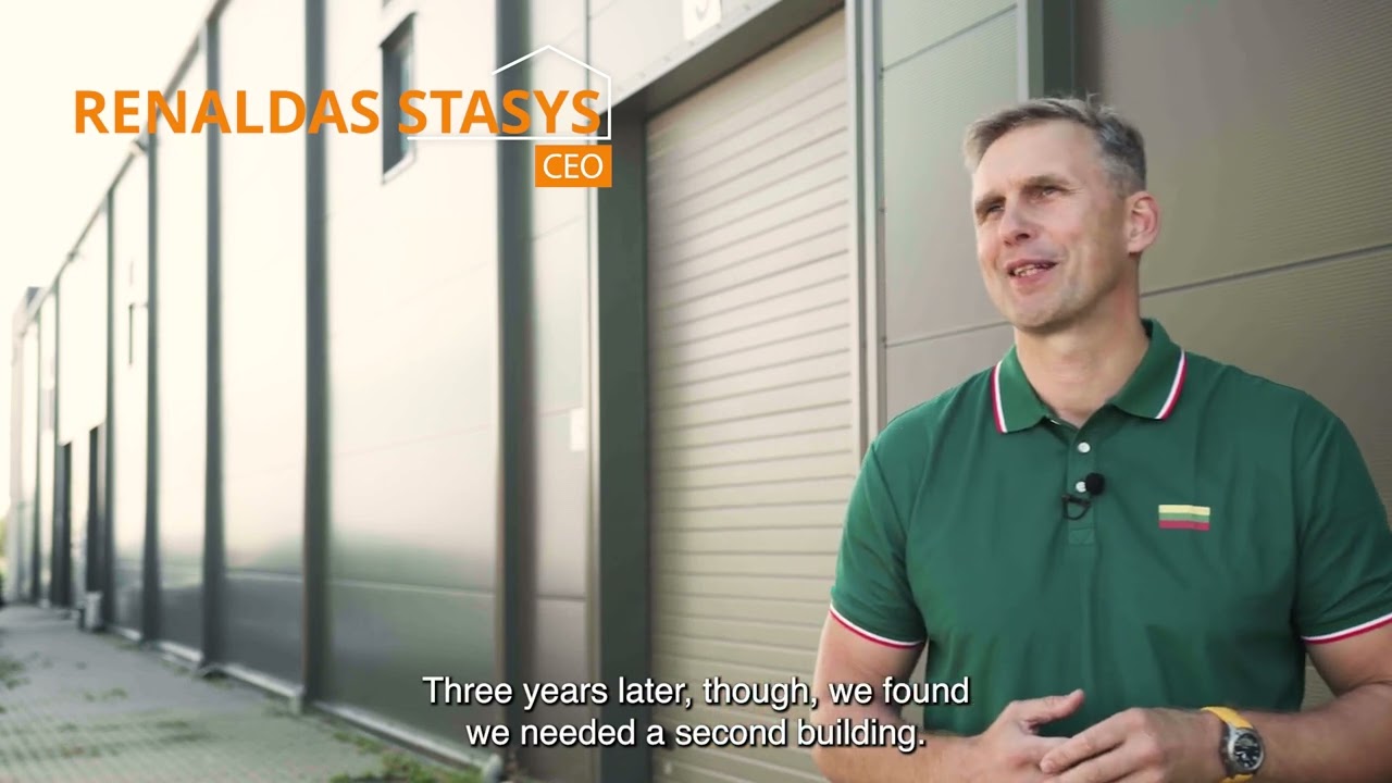 Building a stainless steel warehouse in no time for Lithuanian company RS-Linija | FRISOMAT