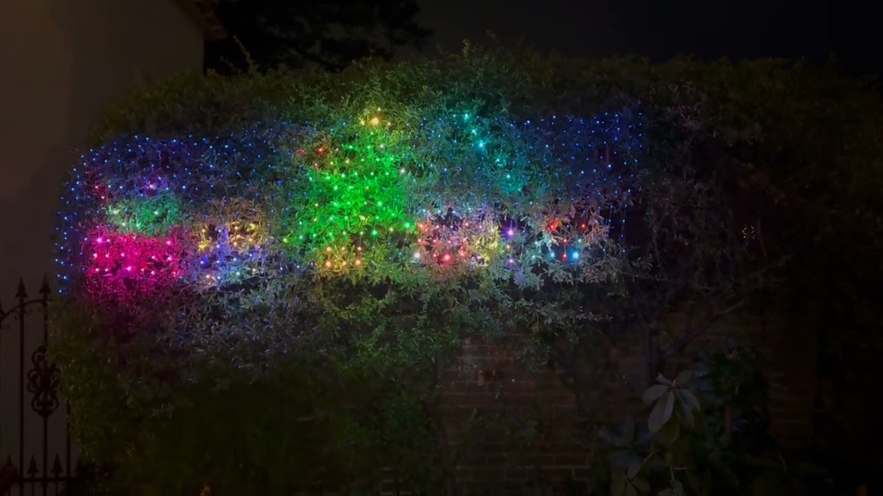 Govee Outdoor Net Lights Christmas display