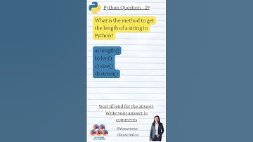 python mcq questions and answers - 29 #python #pythonprogramming #pythonforbeginners