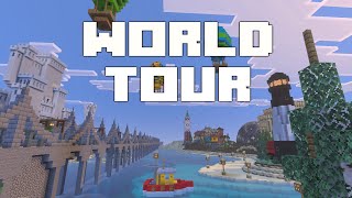 A Tour of My 2 Year Old Minecraft World.