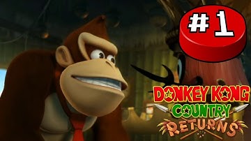 Donkey Kong Country Returns, Part 1: Waggle Country - Button Jam