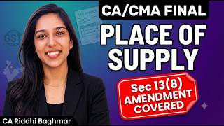 Place of Supply - With Questions - Nov26/May27 - CA/CMA FINAL Revision