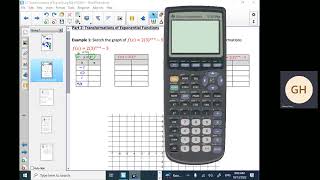 3 7 Transformations of Exp and Log Functions