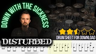 Disturbed - Down with the Sickness (DRUM TRACK / SHEET / MIDI)