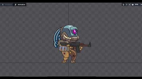 Sample Animation Robot Character Sprite Sheets