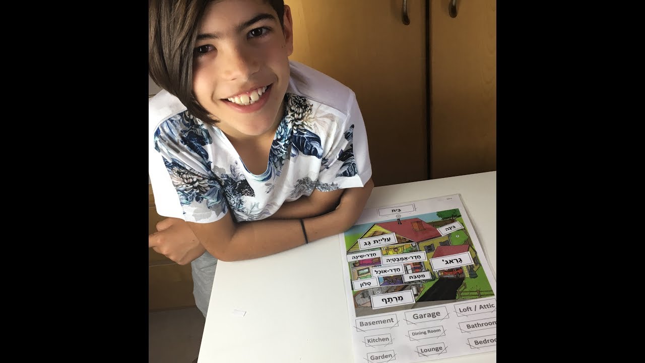 Game to Learn Hebrew Rooms in the House in minutes YouTube