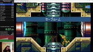 Metroid Zero Mission map completion speedrun in 1:11:16 WR