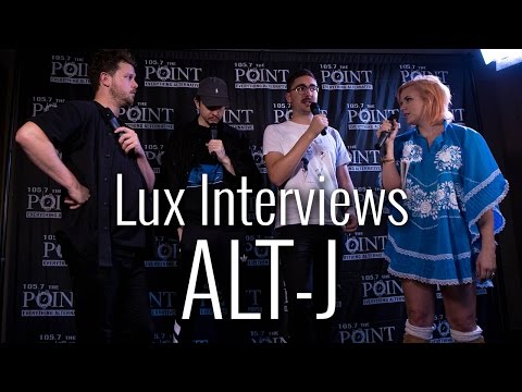ALT-J discuss stage lighting, & fan response to 'This Is All Yours'