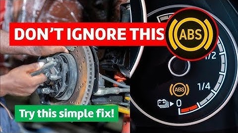Fix ABS Light NOW: 7 Common Causes and How to Diagnose Them!