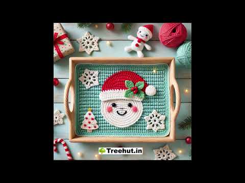 Christmas Tray Cover Crochet Ideas 