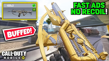 The HBRa3 Best "Meta" Gunsmith/Loadout Class Setup | Fast ADS + No RECOIL | COD Mobile Season 6