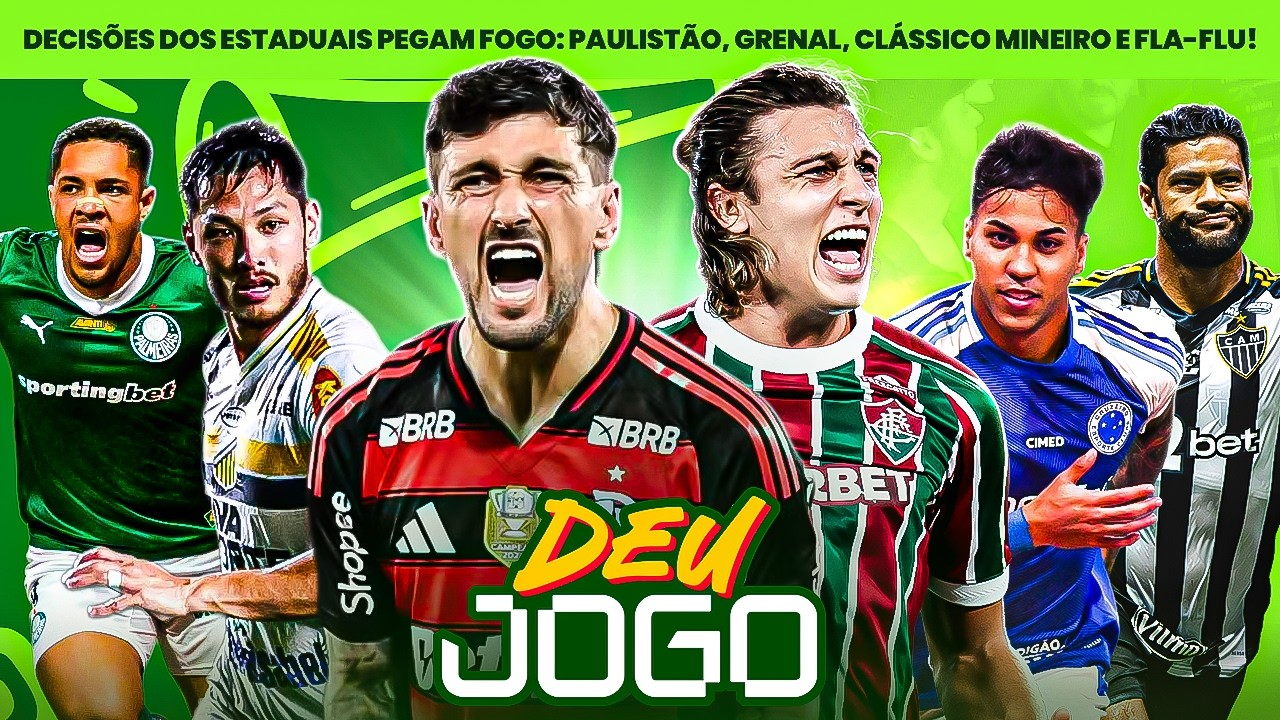 DECISÕES DOS ESTADUAIS PEGAM FOGO: PAULISTÃO, GRENAL, CLÁSSICO MINEIRO E FLA-FLU! - DEU JOGO