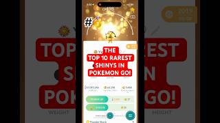 ✨ The Top 10 RAREST Shinys In Pokemon Go! 🤩 #PokemonGo #Pokemon #ShinyPokemon #Level80 #Shundo