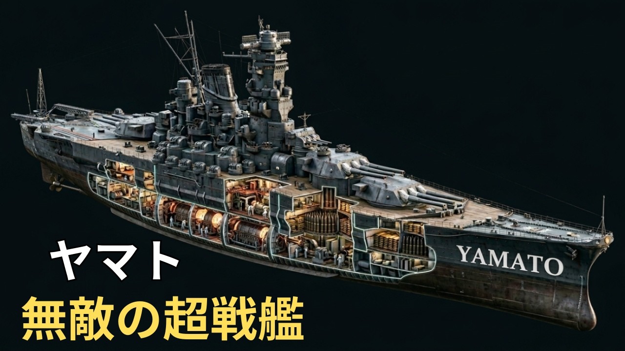 【完全解説】戦艦大和の内部構造 — 世界最大の戦艦が秘めた「鋼の巨人」の全て - YouTube