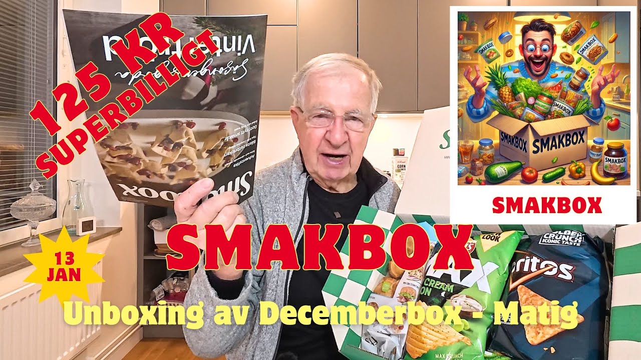 2025-01-13 SMAKBOX - Unboxing av Decemberbox - Matig