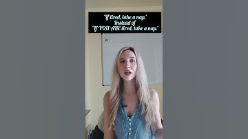 If + adjective (ellipsis) #englishgrammar #grammartips