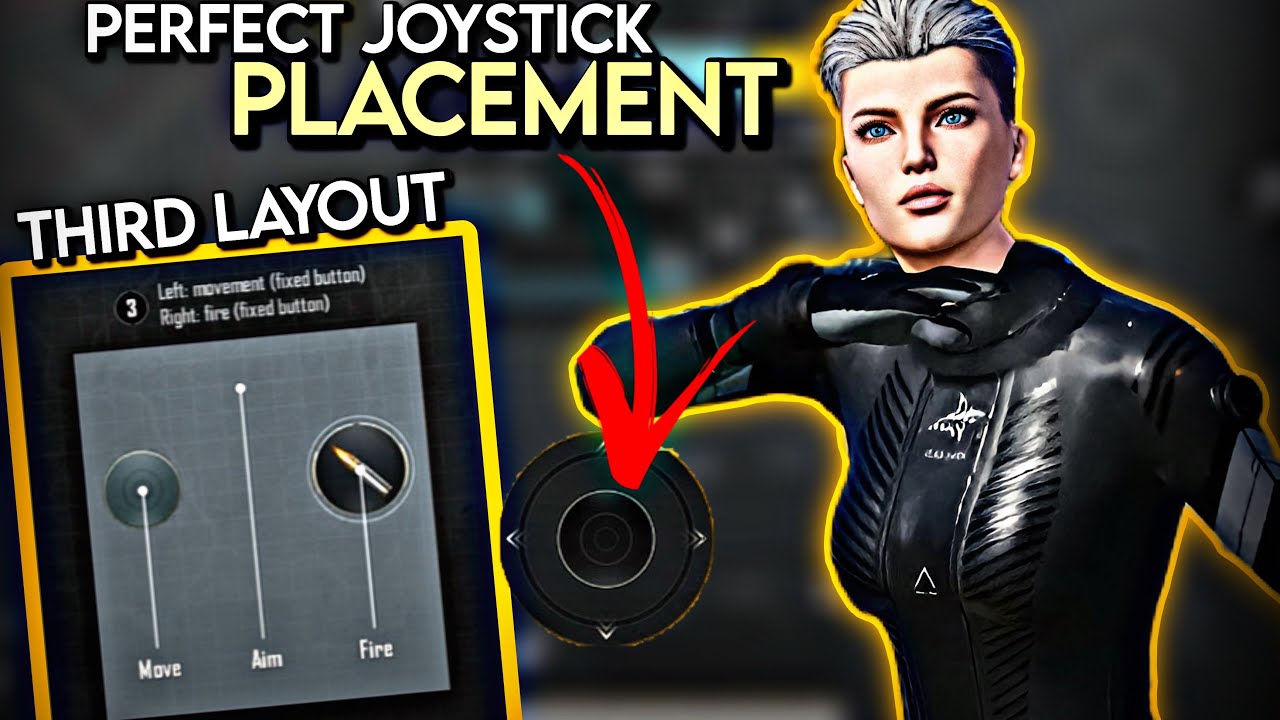 90% Players Wrong Use Karte Hain 😱 Correct Joystick Position! | Laser Aim 🎯 | Third Layout Pro Tips