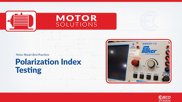 Polarization Index Testing - Motor Repair Best Practices