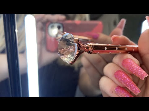 ASMR: Fast & Aggressive Tracing - Touching the Camera with items (CV for Catherine)