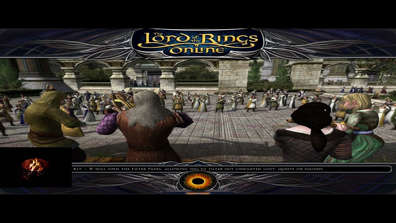 LOTRO Midsummer Festival dailies with my Runekeeper.