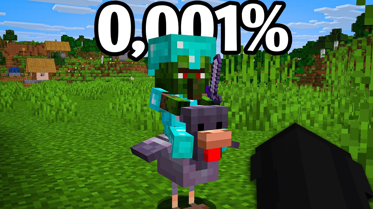 esse MOB é IMPOSSÍVEL de PEGAR no MINECRAFT