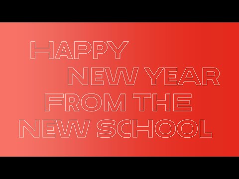 Happy New Year from The New School