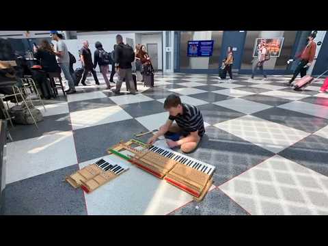 Security almost stopped me from fixing this public piano