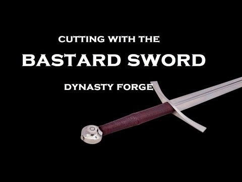 Cutting With The Bastard Sword Youtube