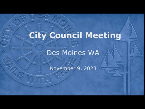 City Council Meeting  11/9/2023
