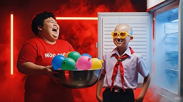 Capybara cùng Tí béo ném bóng nước và cái kết #capybara