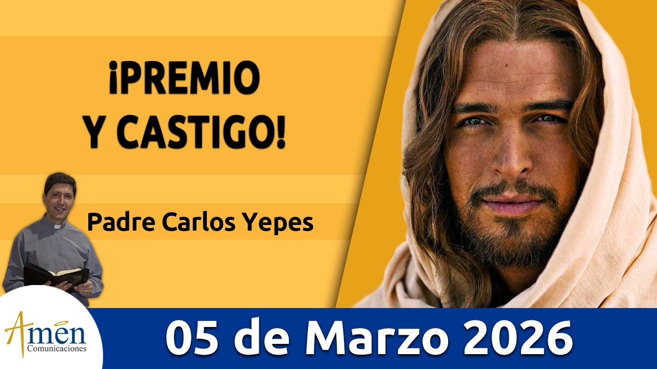 Evangelio De Hoy, Jueves 5 Marzo 2026 #PadreCarlosYepes l Lucas 16,19-31 #Evangelio