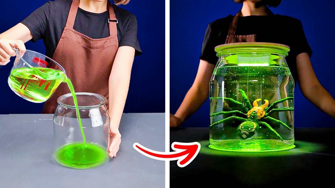 TRUCCO SPETTRALE E DECORAZIONI DI HALLOWEEN FAI-DA-TE