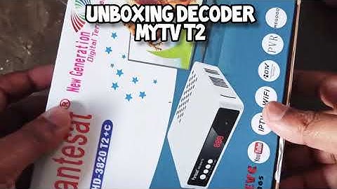 UNBOXING DECODER MYTV T2
