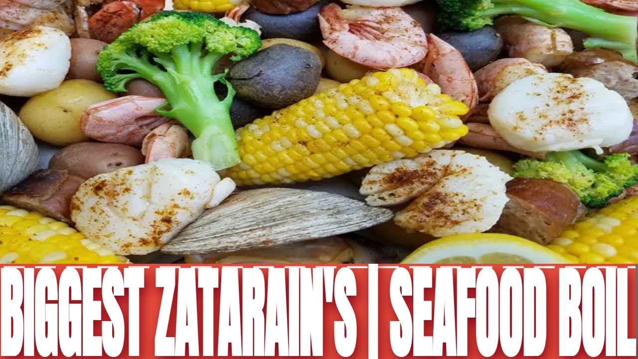 BIGGEST ZATARAIN’S SEAFOOD CRAB BOIL SMACKALICIOUS YouTube