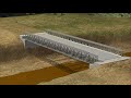 Acrow 700XS® Panel Bridge System. Bridge Build Animation
