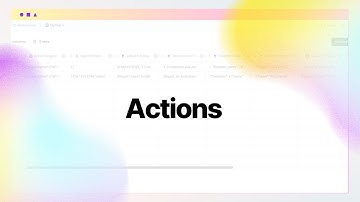 How to add and automate with Actions