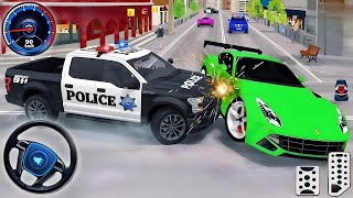 🚨पुलिस कार चेस सिम्युलेटर 3D गेम - असली पुलिस कार ड्राइविंग सिम्युलेटर 2025 - एंड्रॉइड गेमप्ले screenshot 5