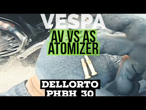 VESPA dellorto phbh30: AV ATOMISER enrichment ISSUE/ compared vs AS / FMPguides - Solid PASSion/