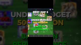 Top 5 BEST CM Under 500 Million Coins in EA FC Mobile 2025 ⚡🔥 | Cheap Budget Central Midfielders