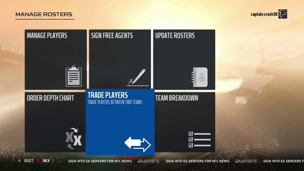 madden 18 edit roster and trade players youtube sign in rosters