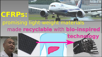 CFRPs: promising light-weight materials made recyclable with bio-inspired technology! (2021/11/17)