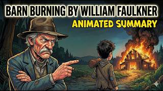 Animated summary of Barn Burning by William Faulkner