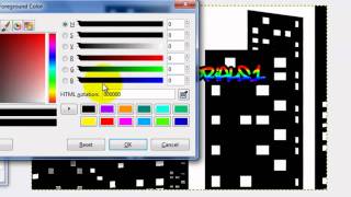 How to make a Splatter Graffiti Text in GIMP(HD)