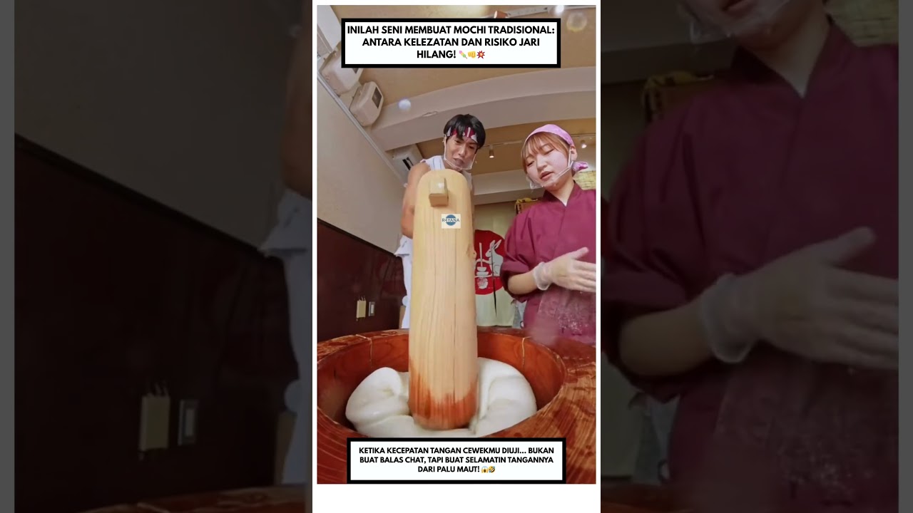 Seni membuat mochi tradisional 