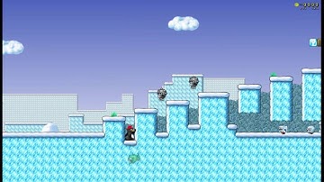 SuperTux 0.4.0 The Frosted Fields reverse  6 times speed
